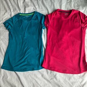 Champion Kids Short Sleeve Tees - Blue and Pink